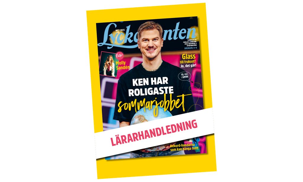 Omslag av Lyckoslantens lärarhandledning nr 2 2025 